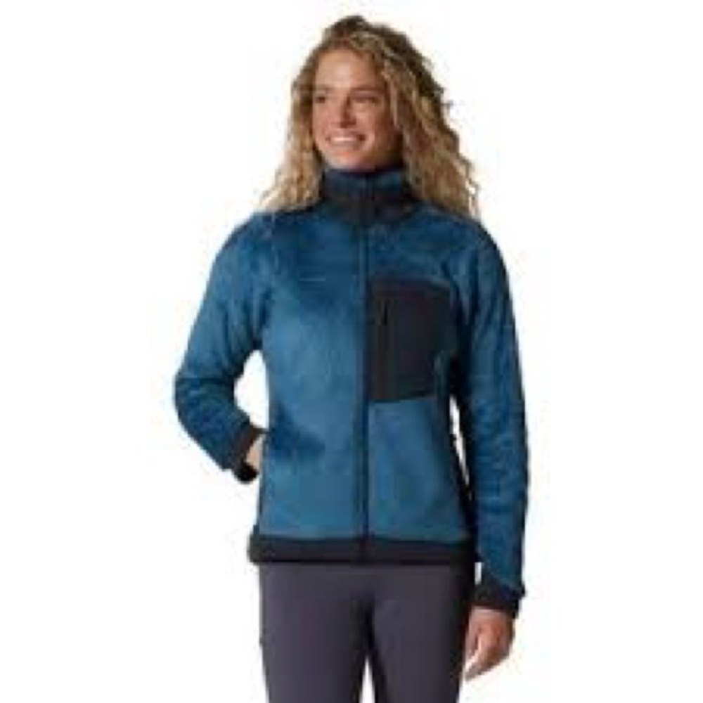 💙 Mountain Hardwear Supersoft Blue Polar Tech Fleece